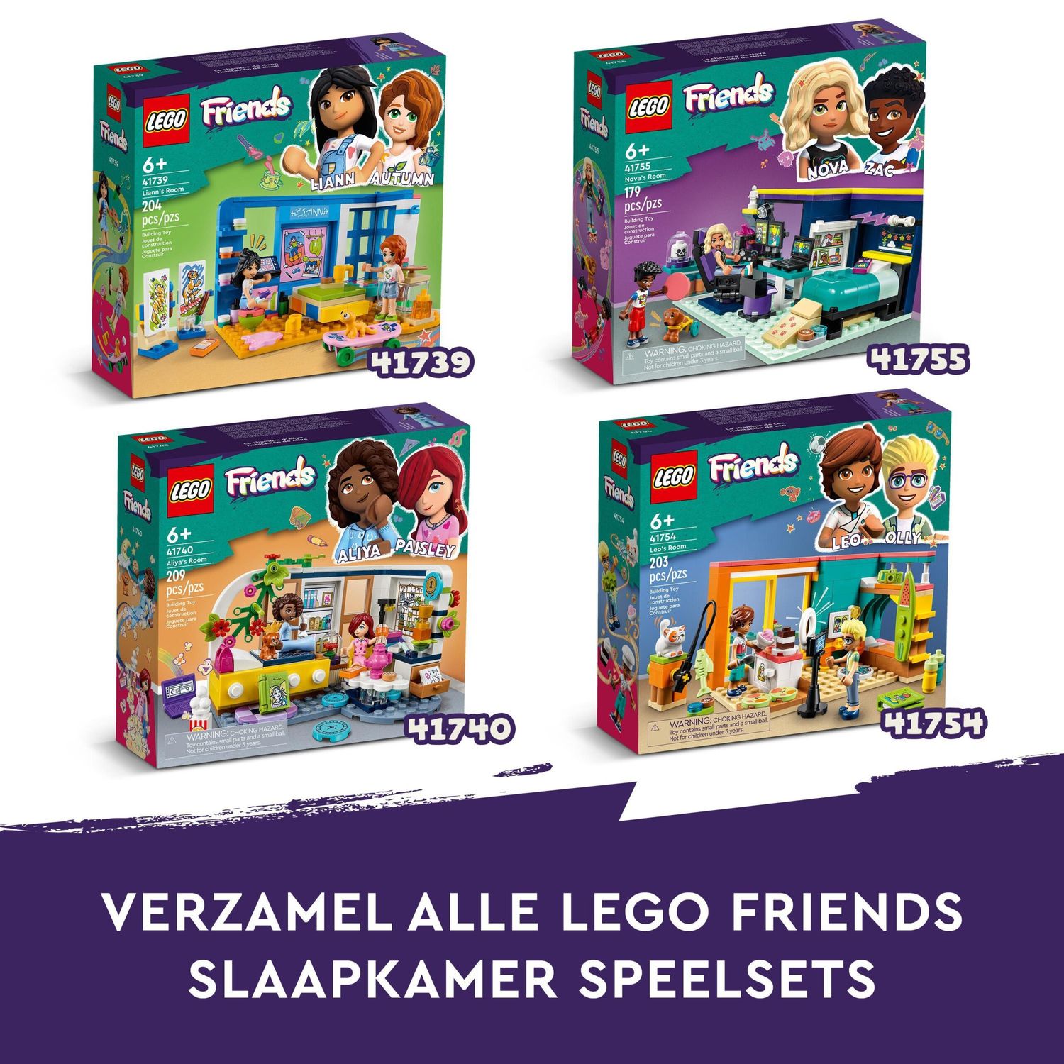 LEGO Friends 41754 La Cameretta di Leo, Set Cameretta a Tema Cucina e Video Making - LEGO
