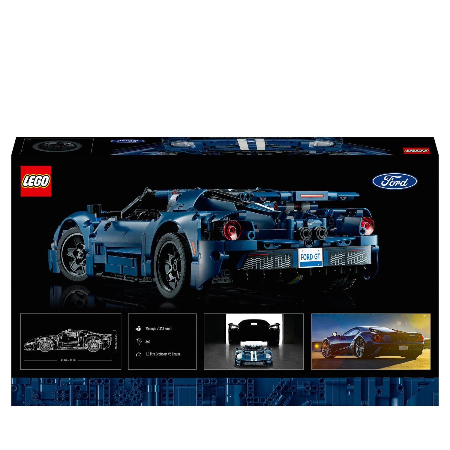LEGO Technic 42154 Ford GT 2022, Kit Modellino Auto, Supercar in Scala 1:12, da collezione - LEGO