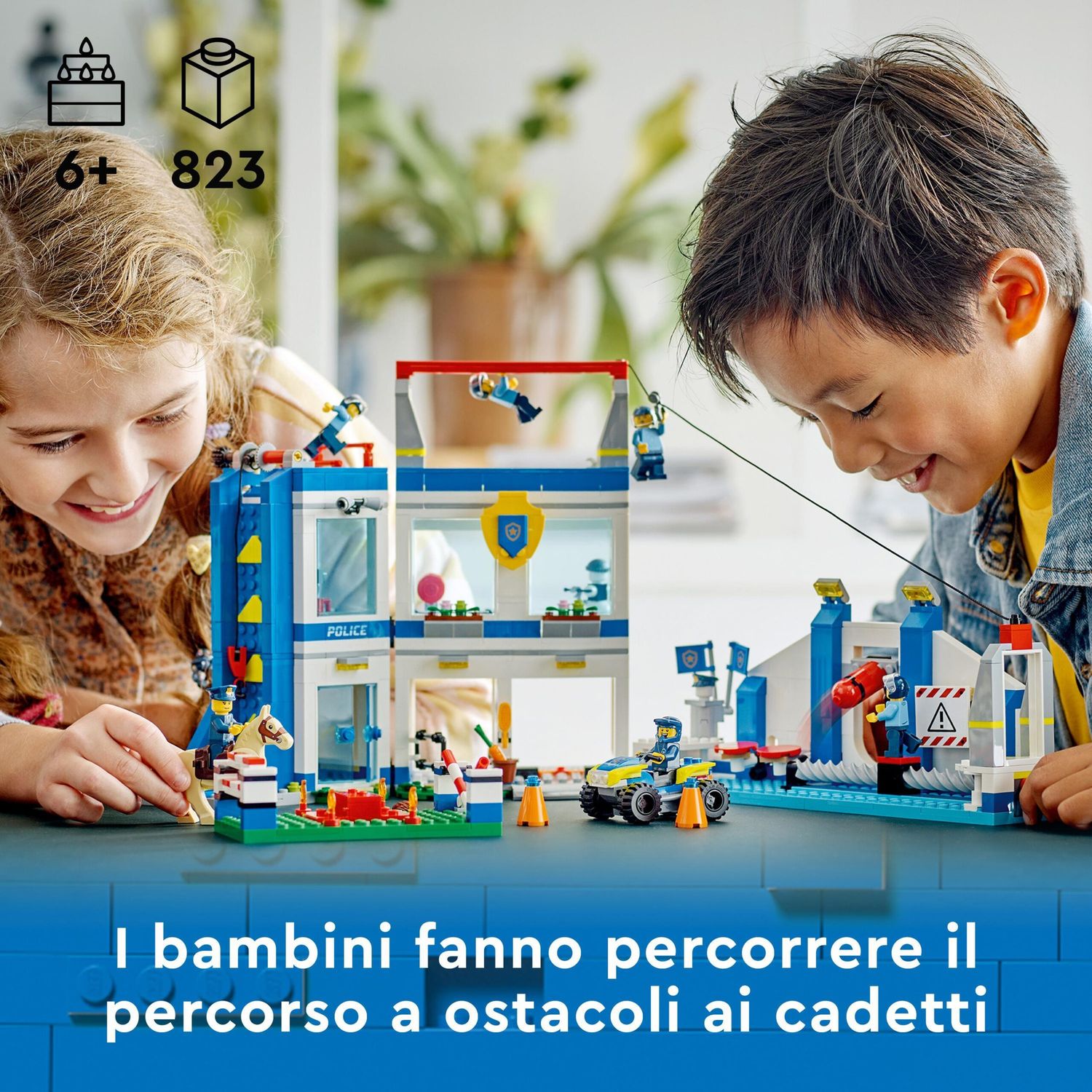 LEGO City 60372 Accademia di Addestramento della Polizia con Macchina - LEGO
