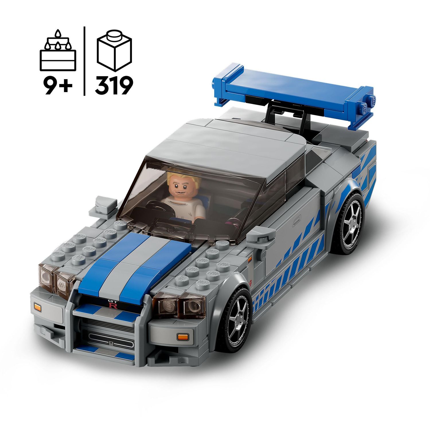 LEGO Speed Champions 76917 2 Fast 2 Furious Nissan Skyline GT-R (R34) - LEGO