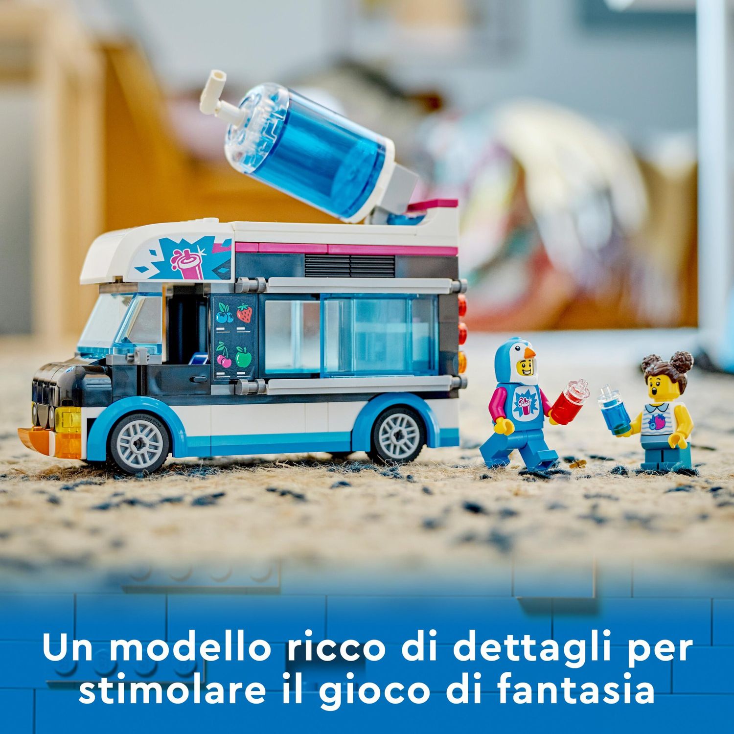 LEGO City 60384 Il Furgoncino delle Granite del Pinguino - LEGO