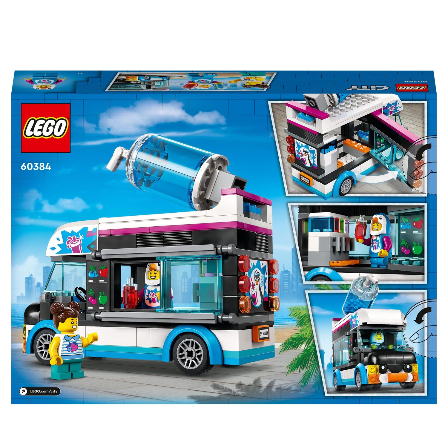 LEGO City 60384 Il Furgoncino delle Granite del Pinguino - LEGO
