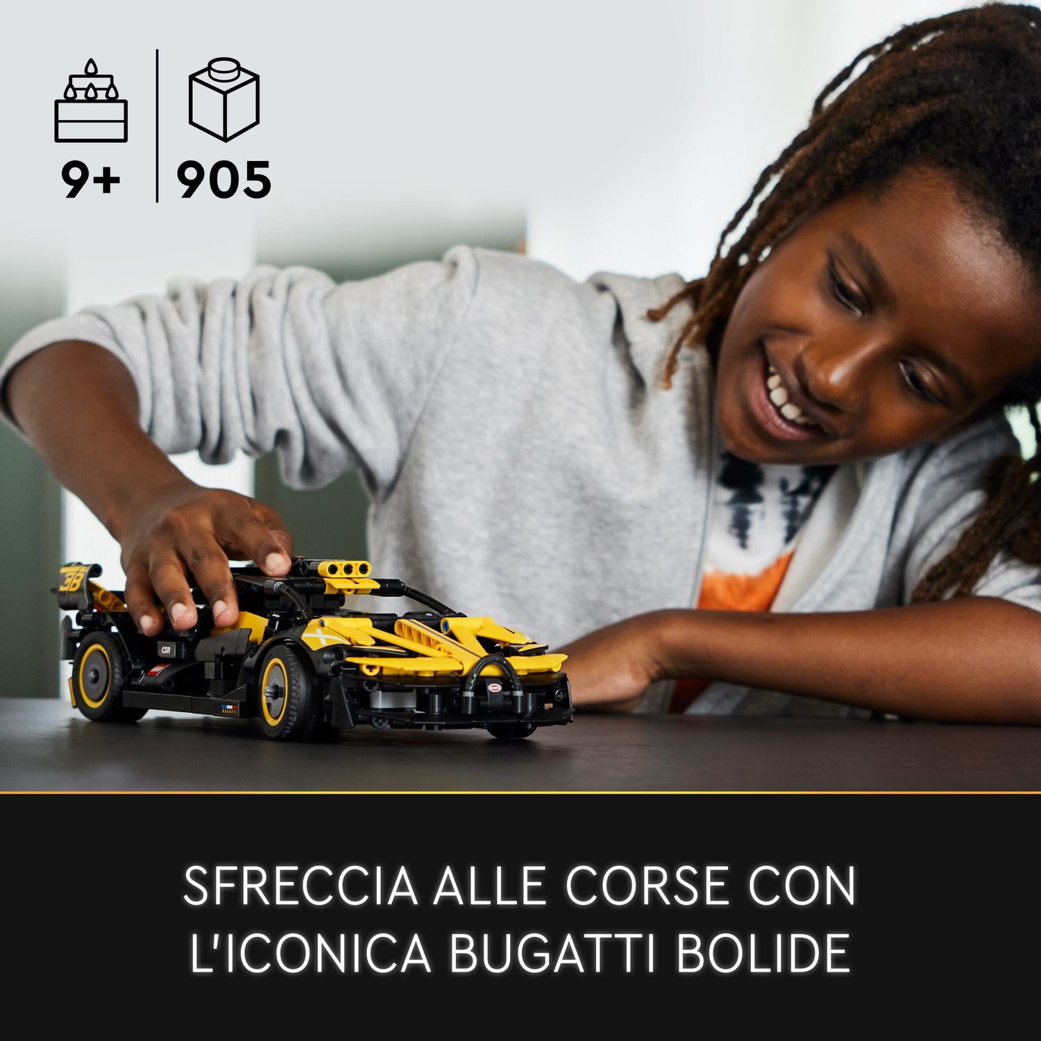 LEGO Technic 42151 Bugatti Bolide, Modellino Auto Supercar - LEGO