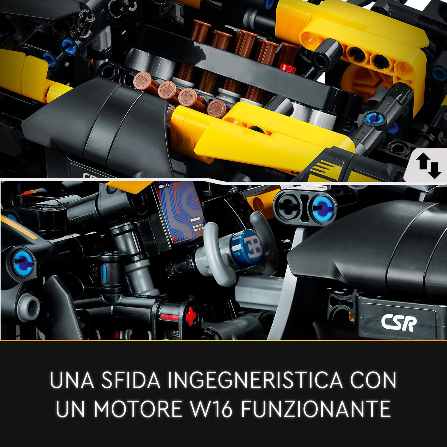 LEGO Technic 42151 Bugatti Bolide, Modellino Auto Supercar - LEGO