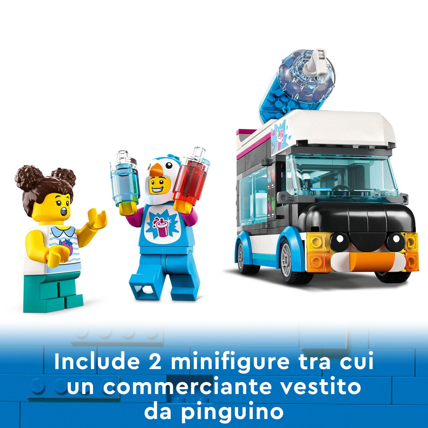 LEGO City 60384 Il Furgoncino delle Granite del Pinguino - LEGO