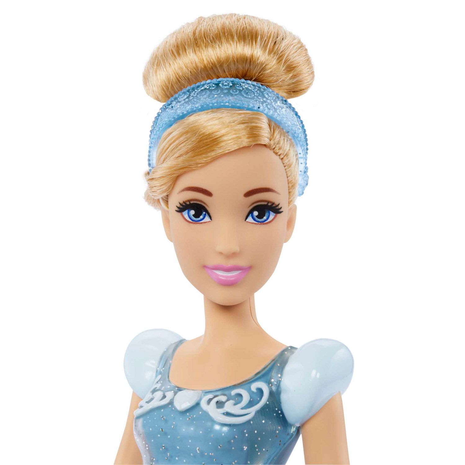 Cenerentola Bambola Snodata, con capi e accessori scintillanti, Disney Princess - Disney