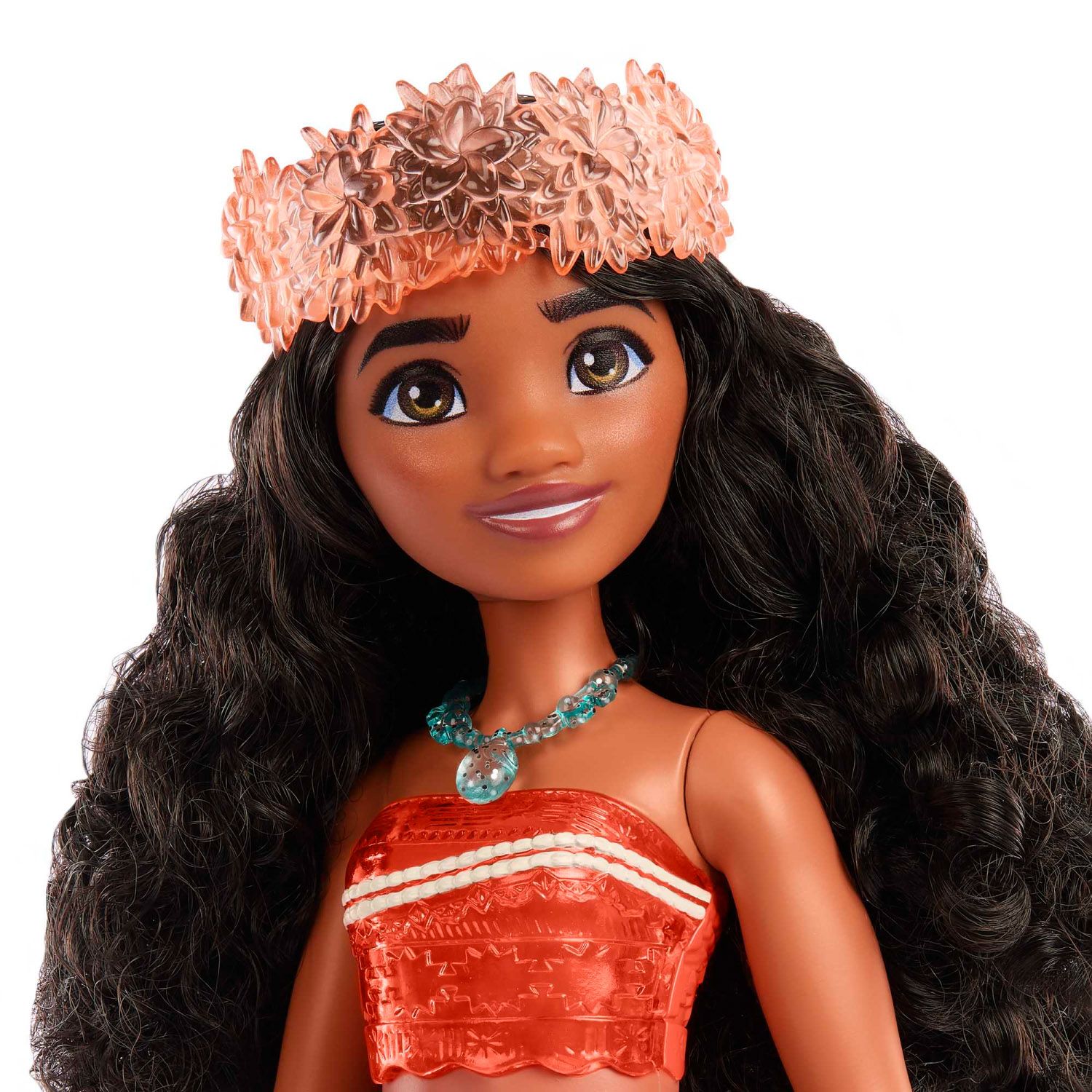 Vaiana Bambola Snodata con capi e accessori scintillanti, Disney Princess - Disney