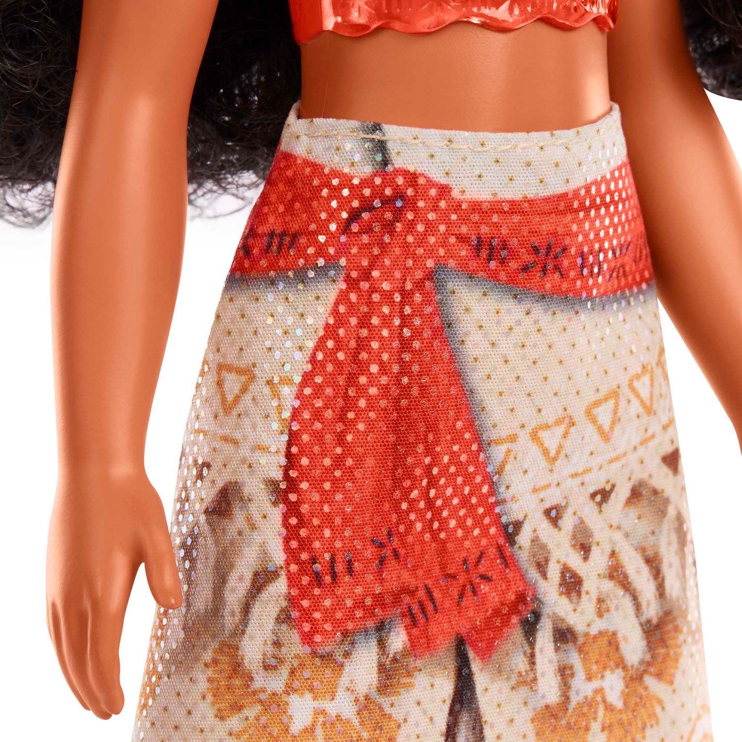 Vaiana Bambola Snodata con capi e accessori scintillanti, Disney Princess - Disney