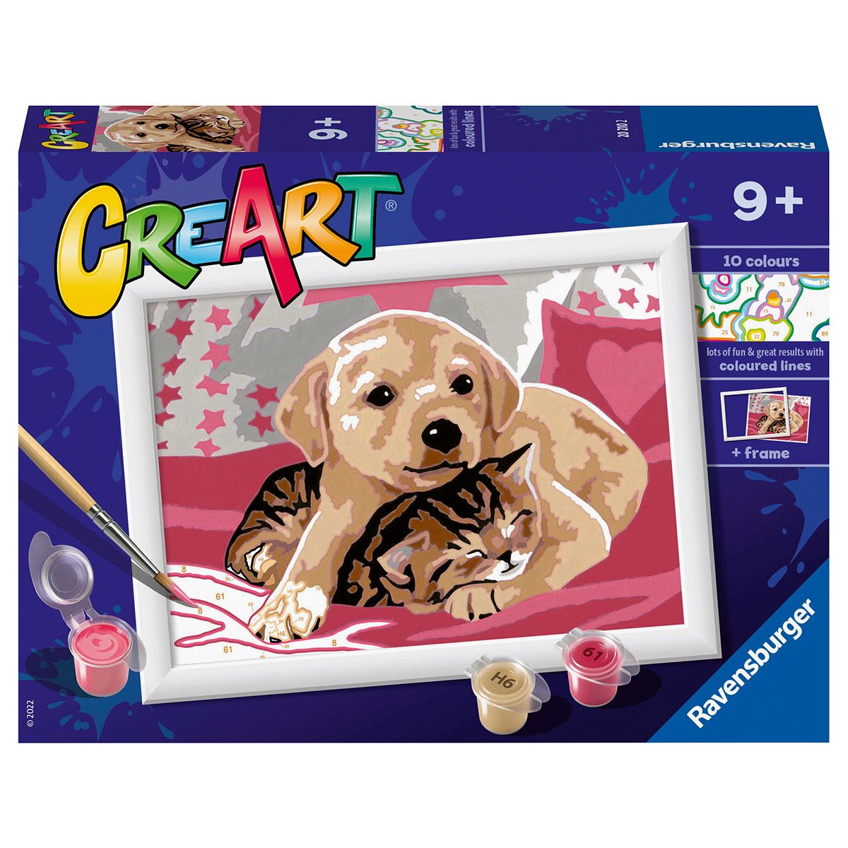 Creart Sulla Coperta, Serie E, Kit per dipingere con i numeri - Creart
