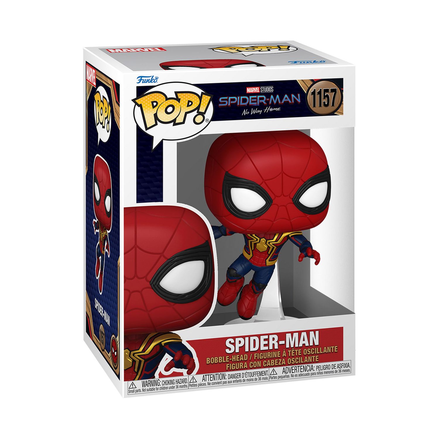 Funko POP! Spiderman Leaping, Spiderman No Way Home #1157 - Funko, Marvel
