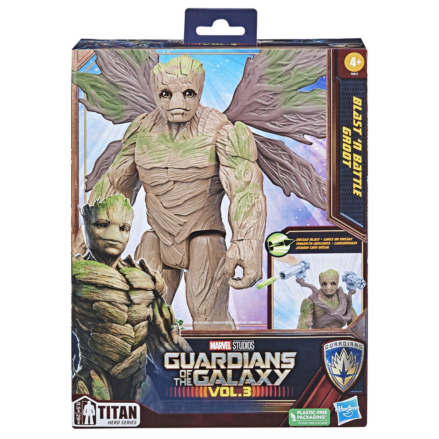 Groot Blast 'N Battle, Guardiani della Galassia Vol. 3, Marvel Titan Hero Series - Marvel