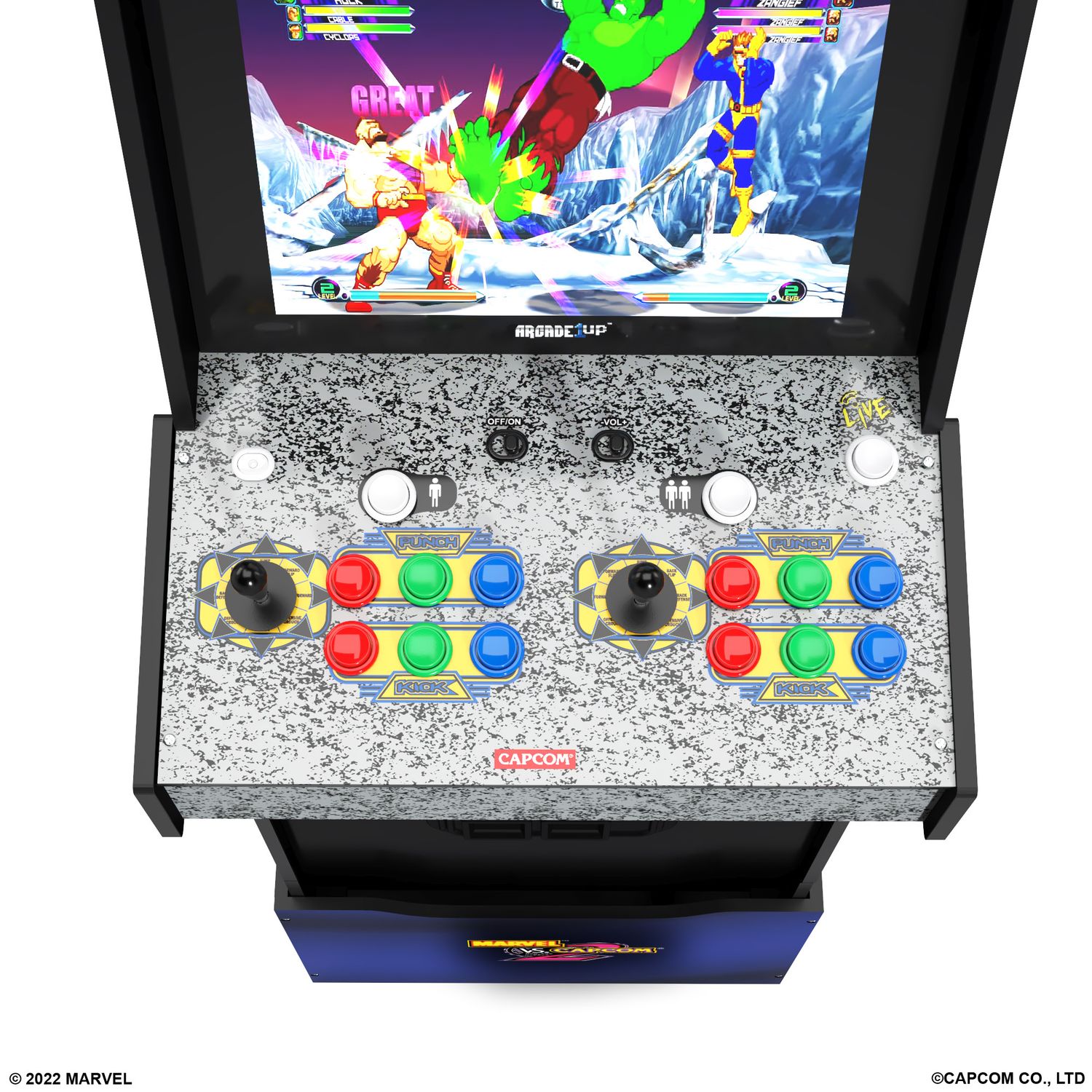 Cabinato Marvel Vs Capcom, X-Men, Street Fighter - Arcade1UP