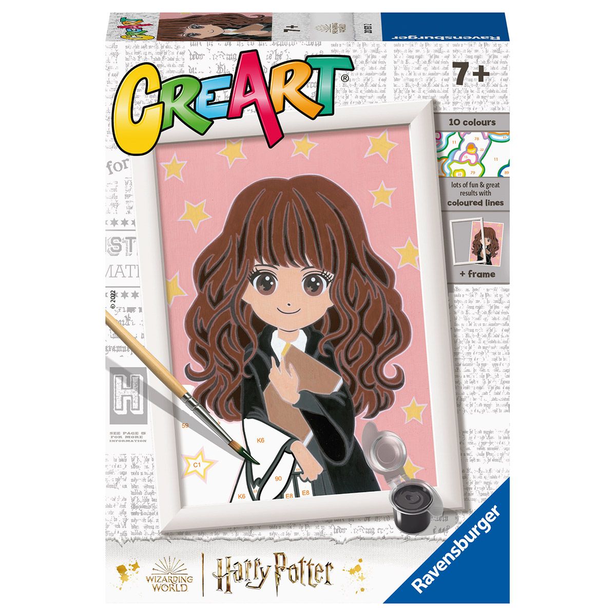 Creart Harry Potter: Hermione, Serie E, Kit per dipingere con i numeri - Creart, Harry Potter