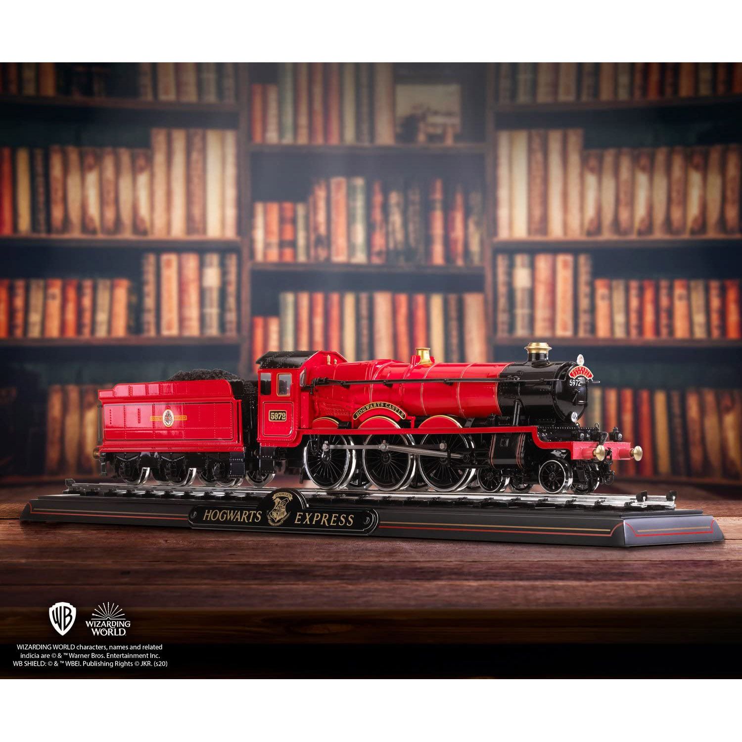 Modellino Treno Hogwarts Express Die Cast con base - Harry Potter