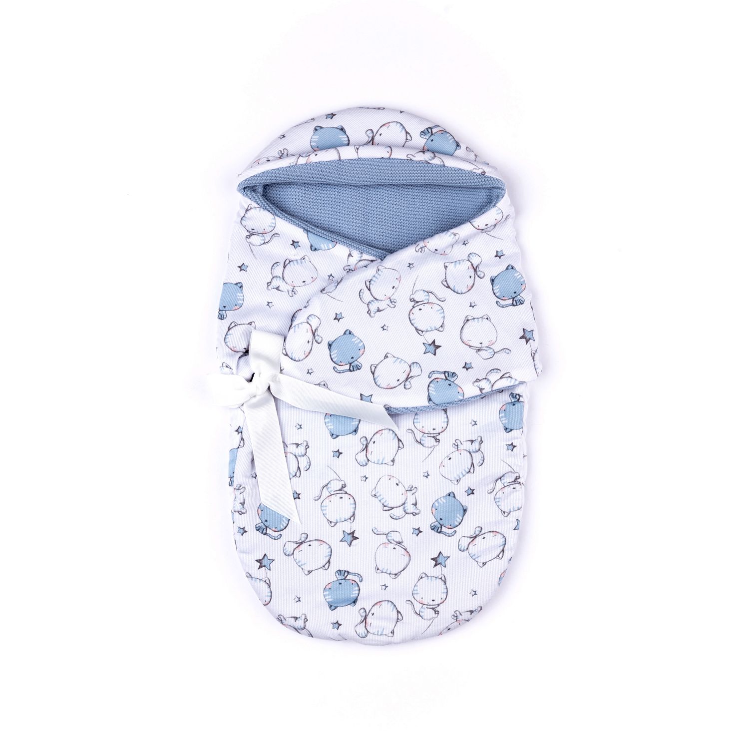 Copertina 2 in 1 Baby Blue Cats per My FAO Doll 40cm - FAO Schwarz