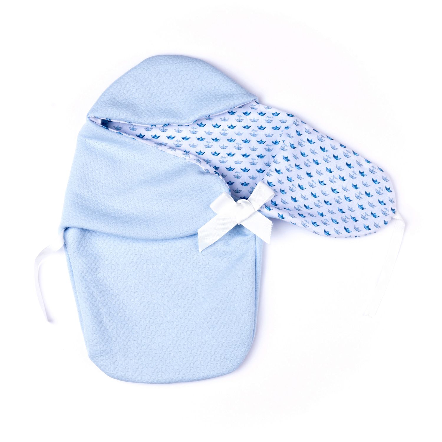 Copertina 2 in 1 Little Blue Boats per My FAO Doll 40cm - FAO Schwarz