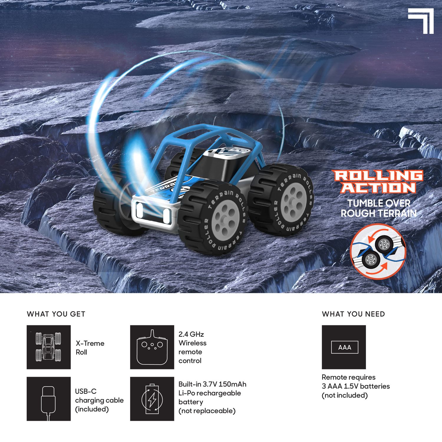 Veicolo X-Treme Roll High Performance RC Sharper Image - Sharper Image