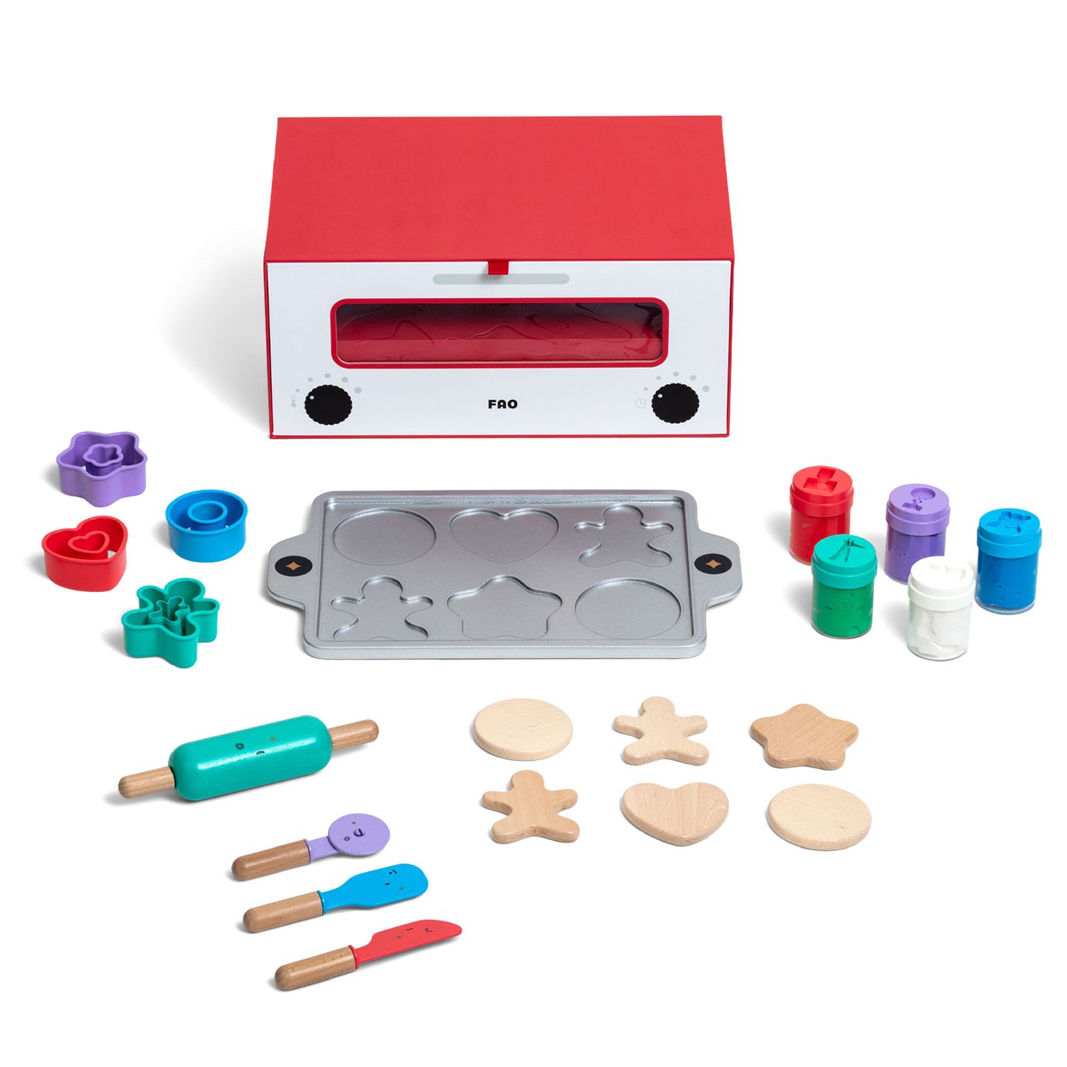 Set da Pasticcere per Decorare Biscotti con Argilla - FAO Schwarz