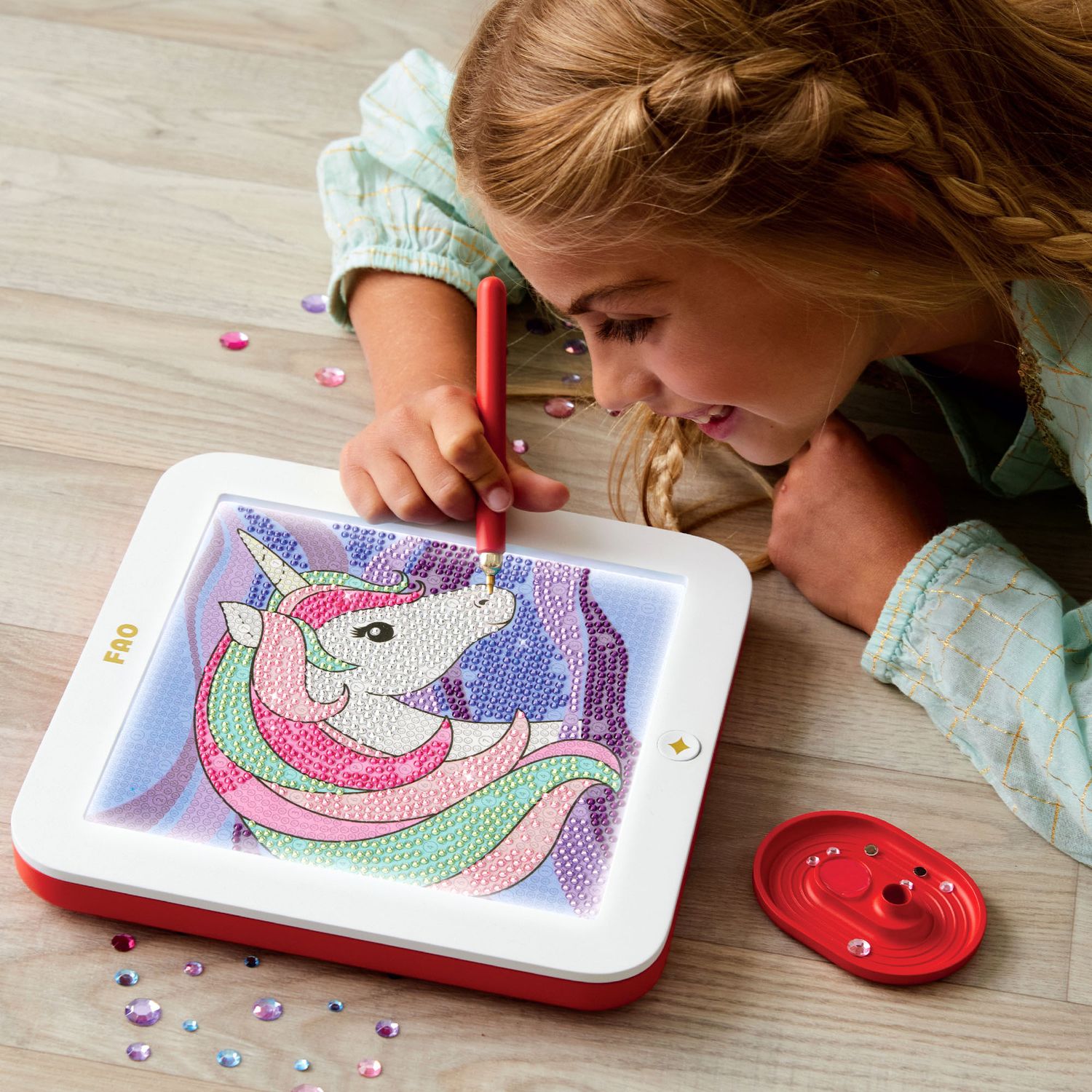 Kit per la Pittura Fai-da-Te con Diamanti a LED - FAO Schwarz