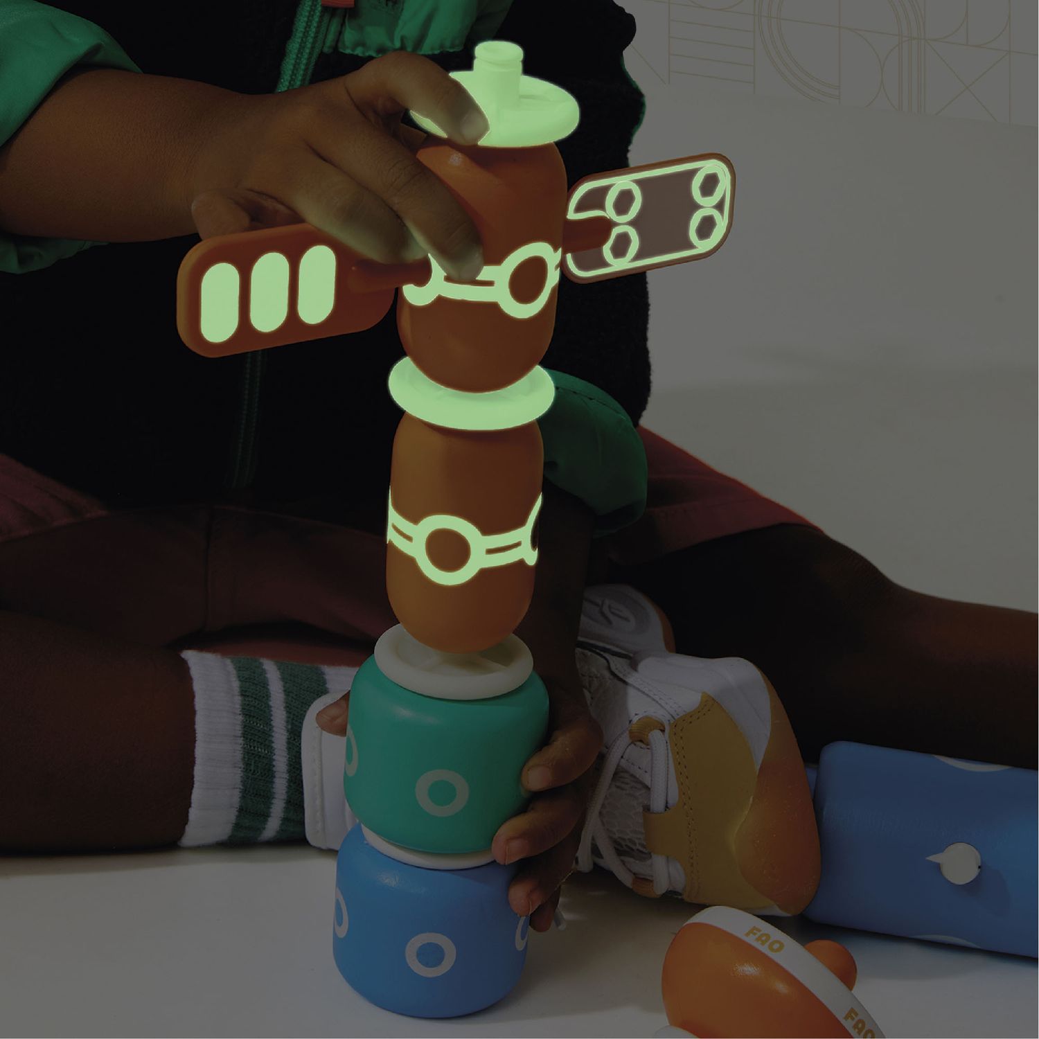 Set Costruzioni Galaxy Glow Space Blocks - FAO Schwarz