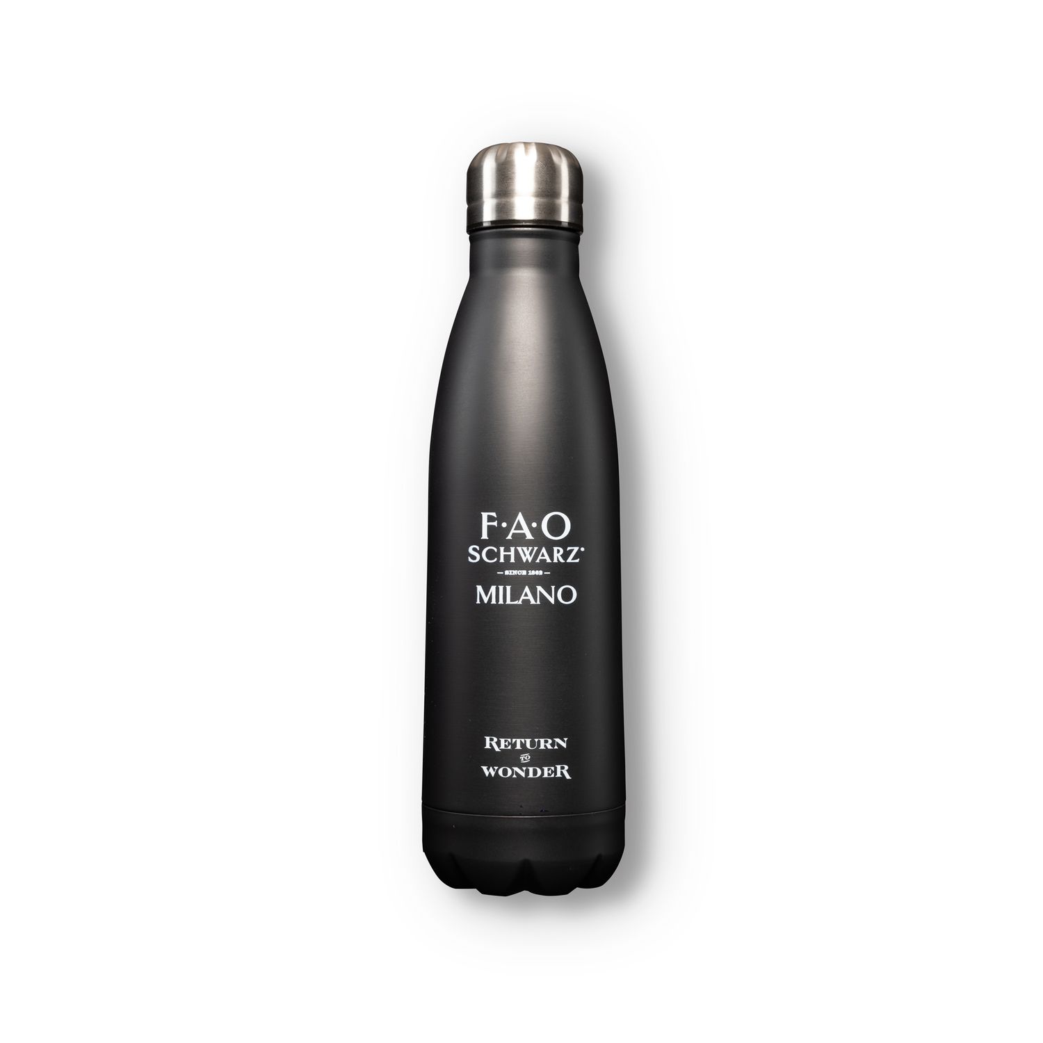 Borraccia Termica FAO Schwarz Nero Opaco, 500ml - FAO Schwarz