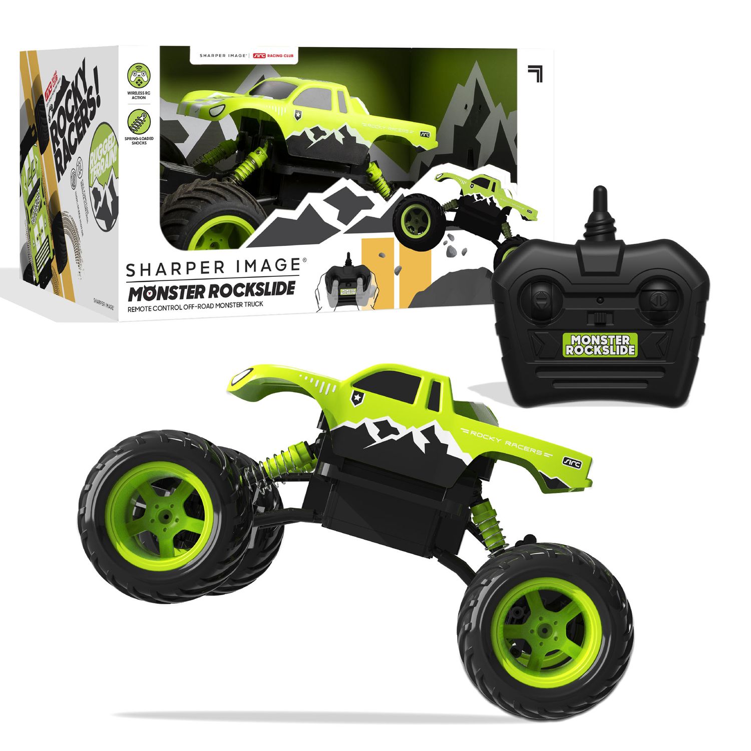 Fuoristrada Monster Rockslide RC Off-Road Truck Sharper Image - Sharper Image