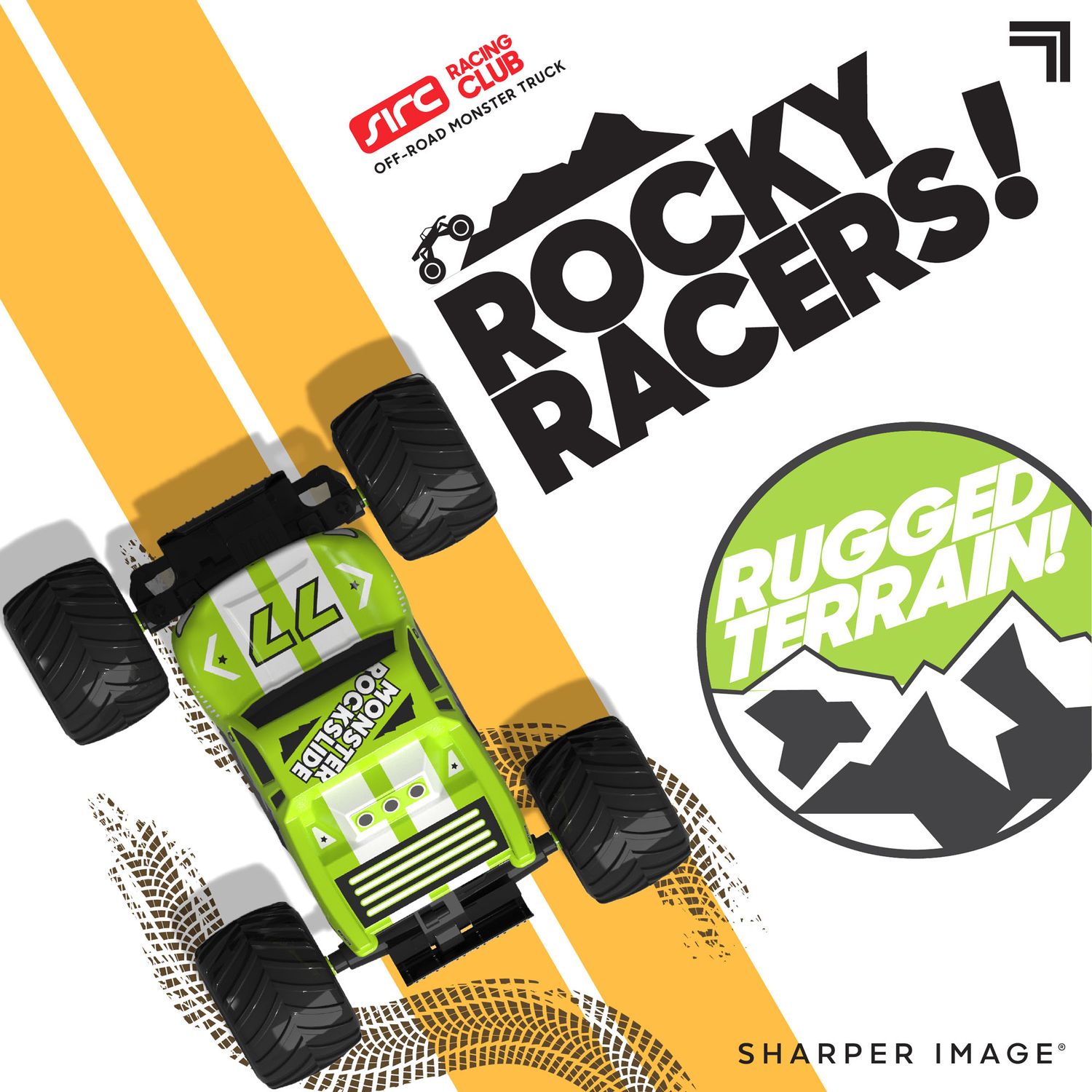 Fuoristrada Monster Rockslide RC Off-Road Truck Sharper Image - Sharper Image