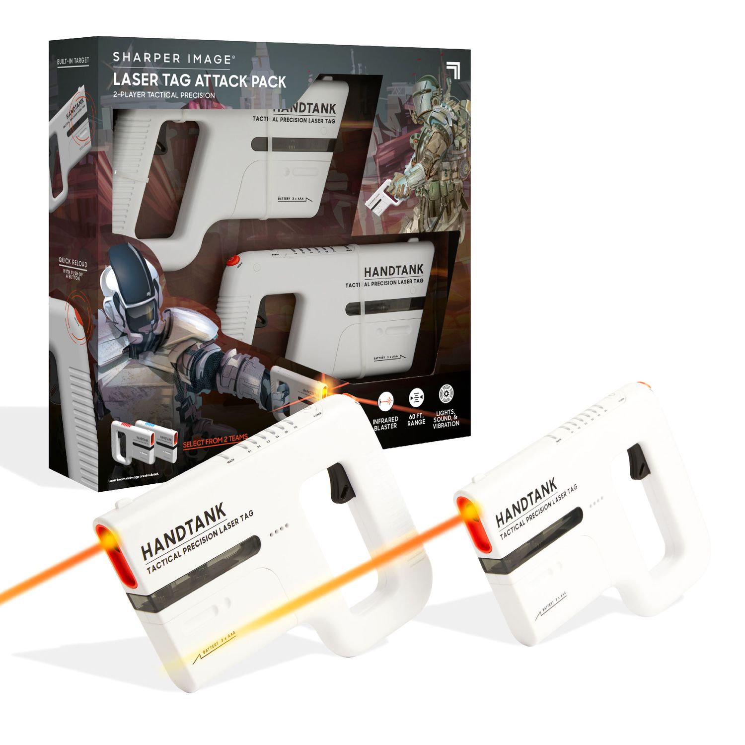 Handtank Laser Tag Attack Pack Sharper Image - Sharper Image