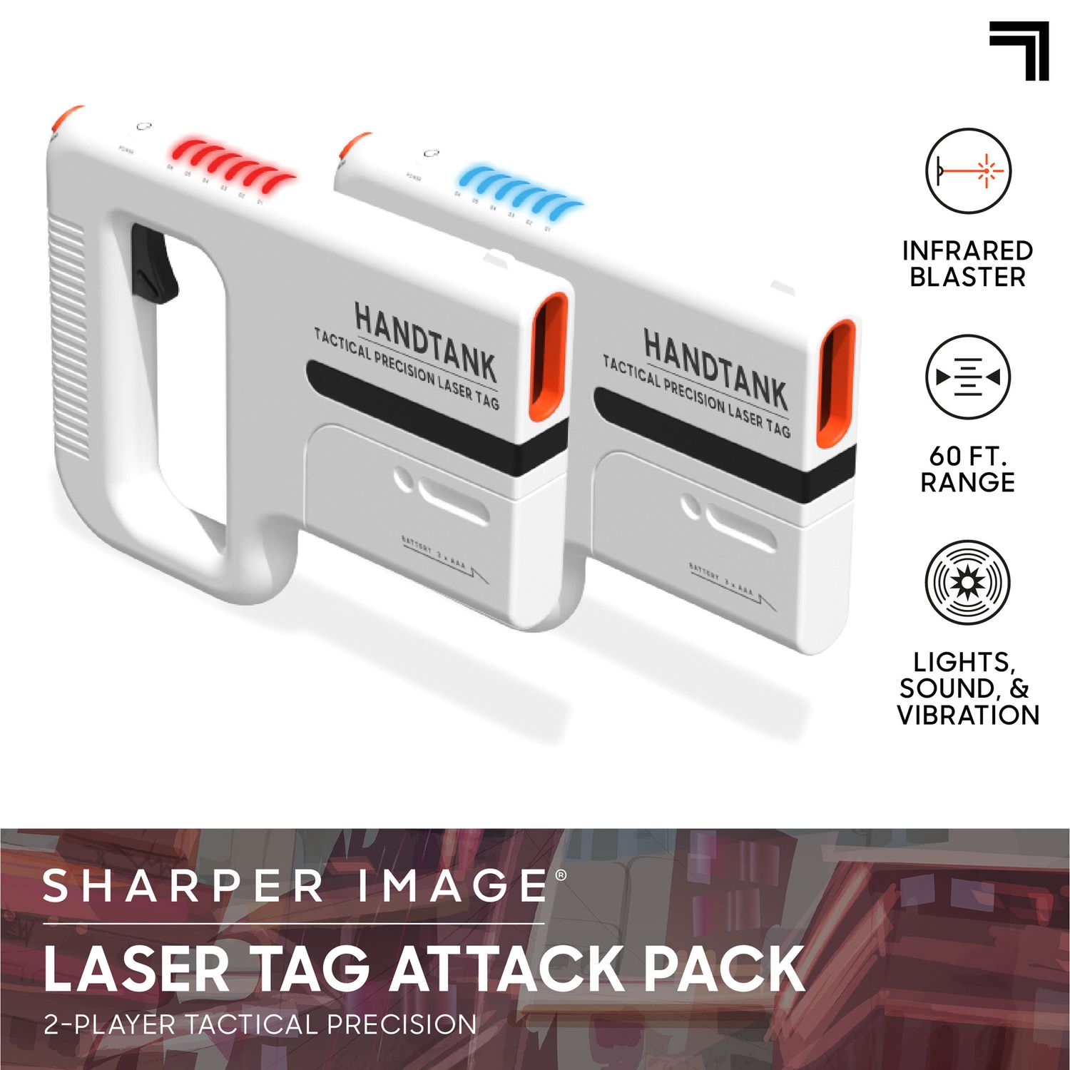 Handtank Laser Tag Attack Pack Sharper Image - Sharper Image