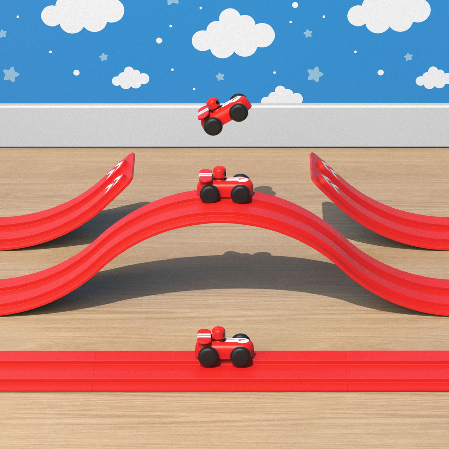 Set Auto da Corsa Gravity Racers Downhill - FAO Schwarz