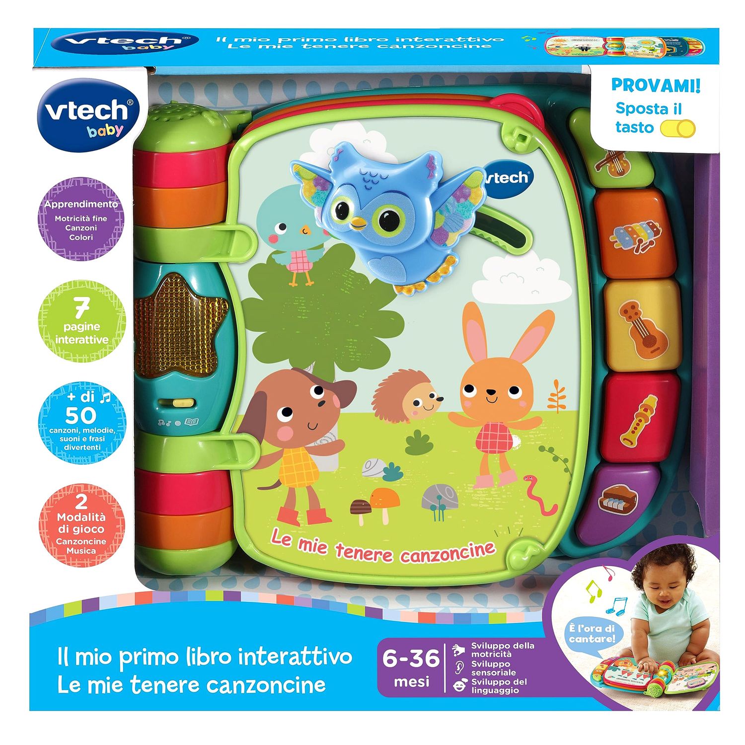 Il mio primo libro interattivo, Le mie tenere canzoncine - VTech