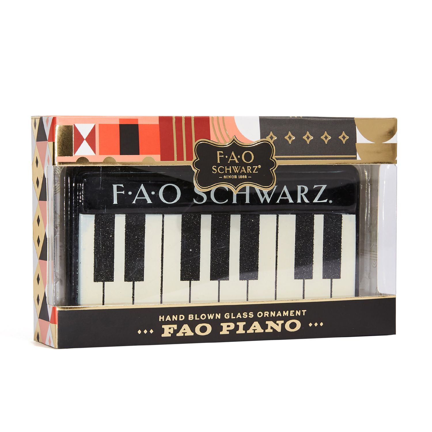 Decorazione in Vetro Grand Piano - FAO Schwarz