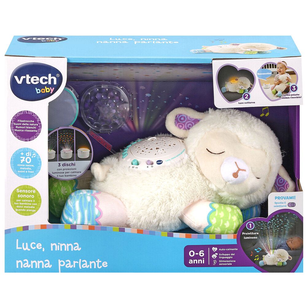 Luce, Pecorella luminosa e parlante con ninna nanna 3 in 1 - VTech