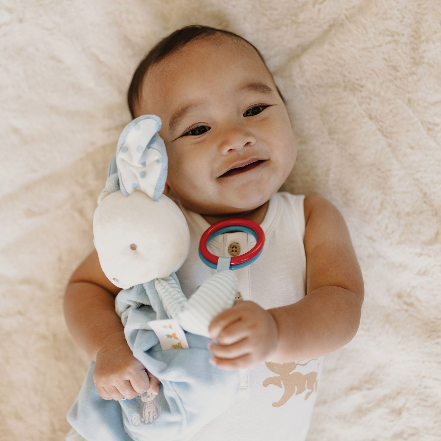 Peluche e Doudou attività Skipit Blue 28 cm - Bunnies By The Bay