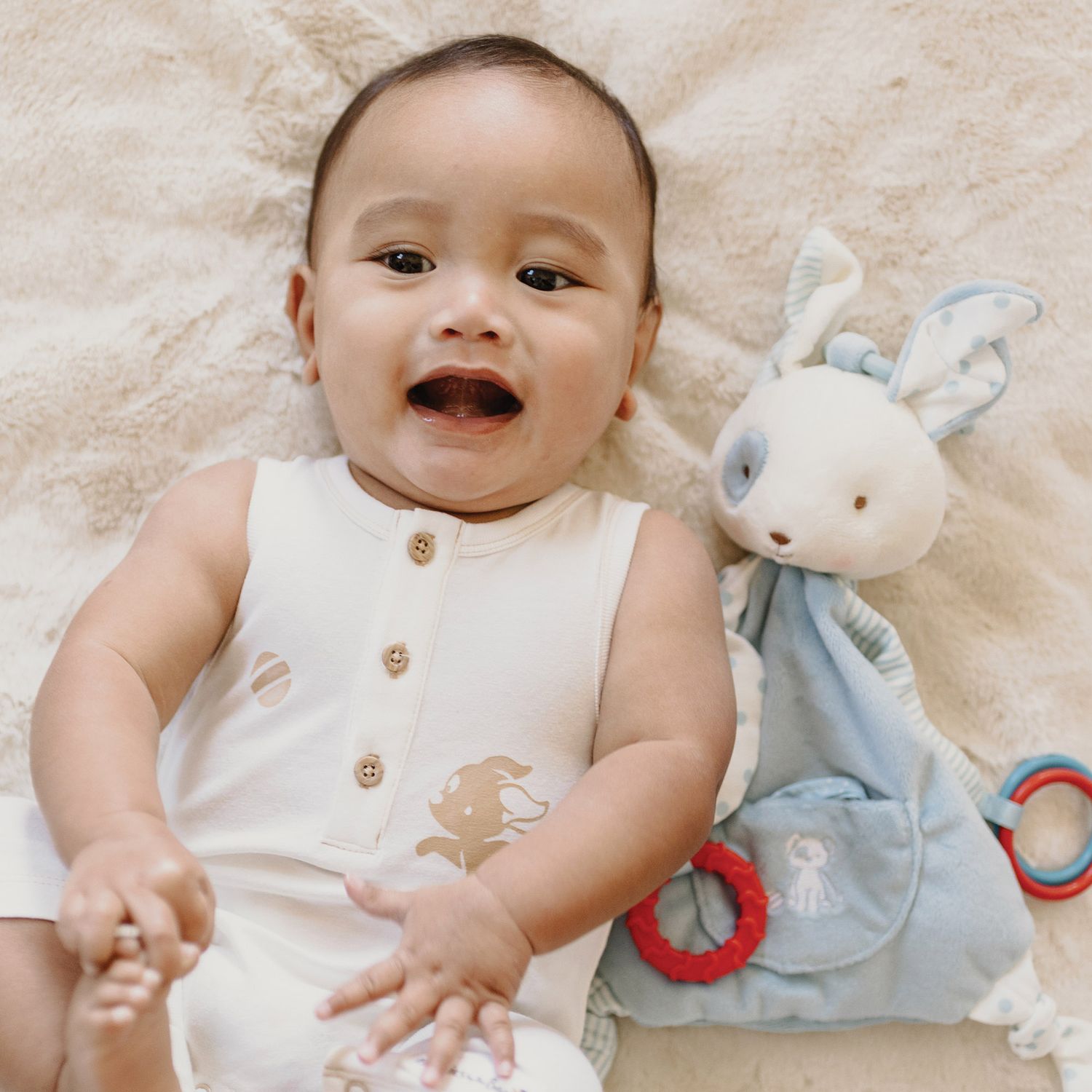 Peluche e Doudou attività Skipit Blue 28 cm - Bunnies By The Bay