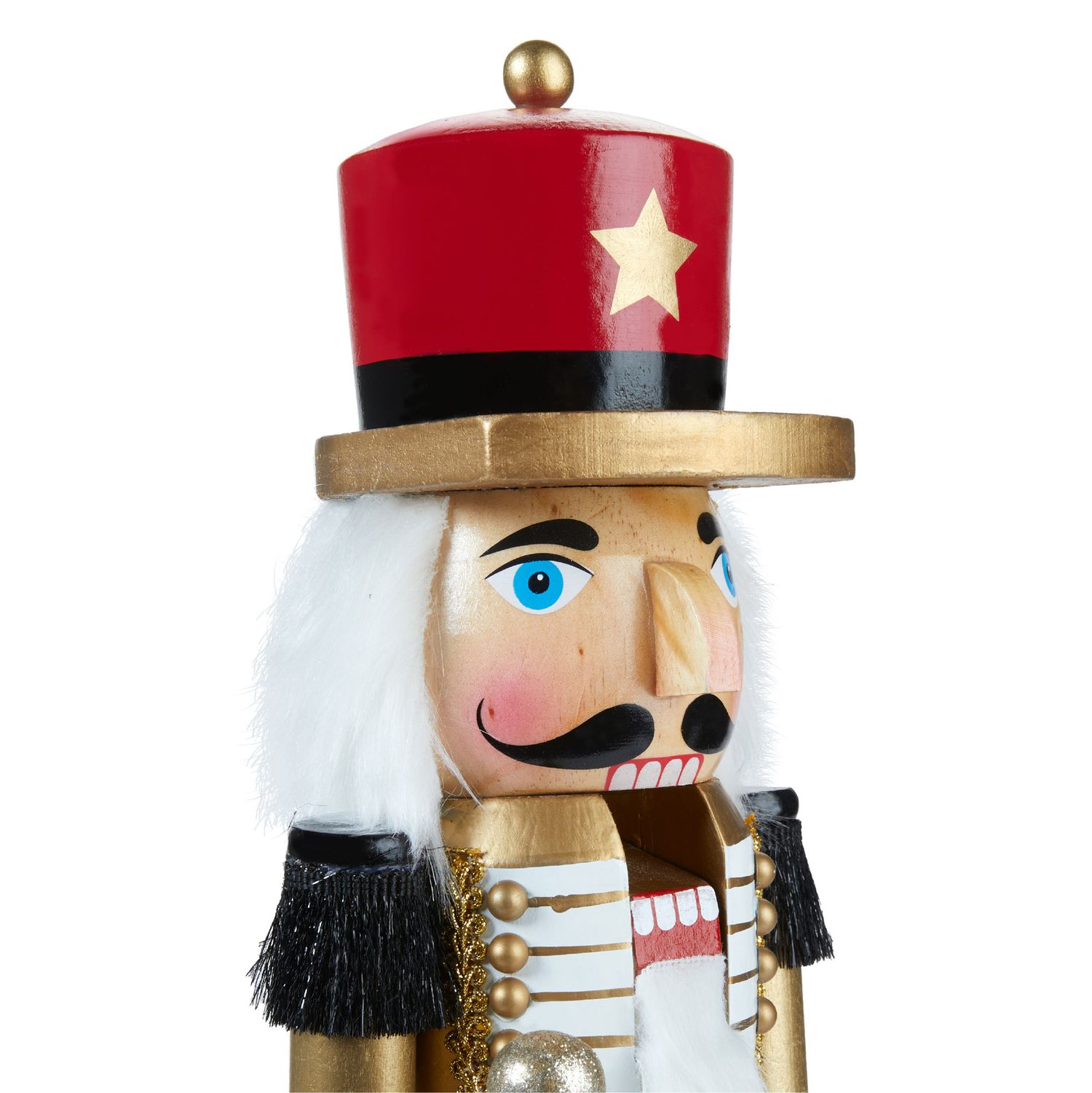 Schiaccianoci in legno con tromba 50 cm - FAO Schwarz