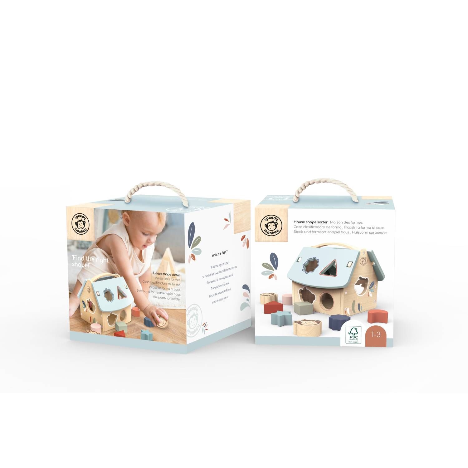 Casetta con 8 Cercaforme - Speedy Monkey