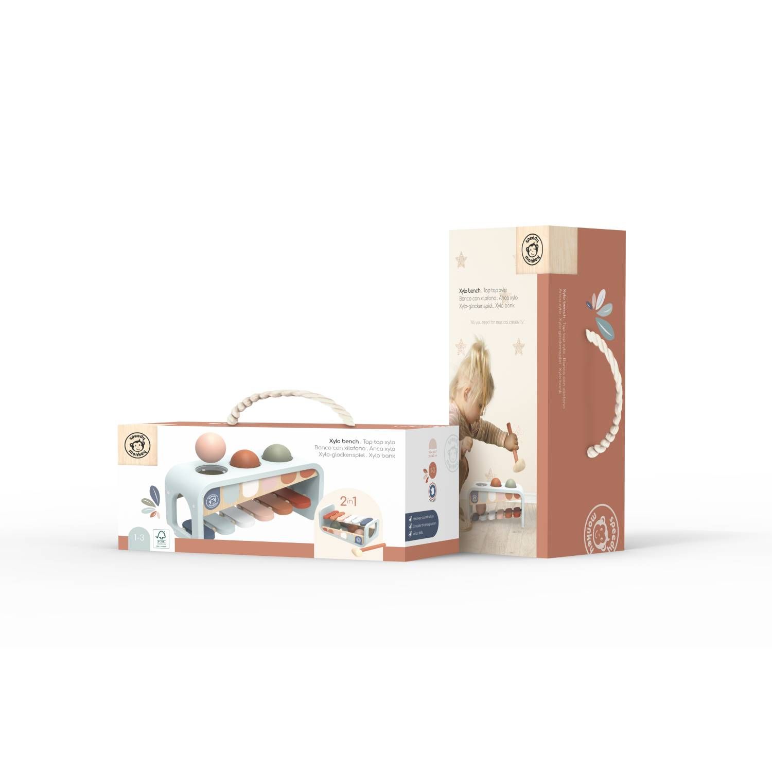 Xilofono 2 in 1 - Speedy Monkey