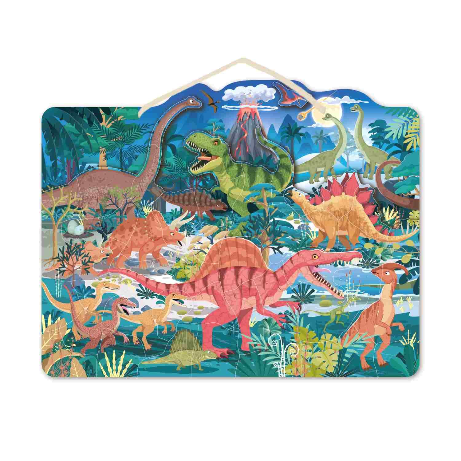Magnetic Puzzle Dinosaur - Speedy Monkey