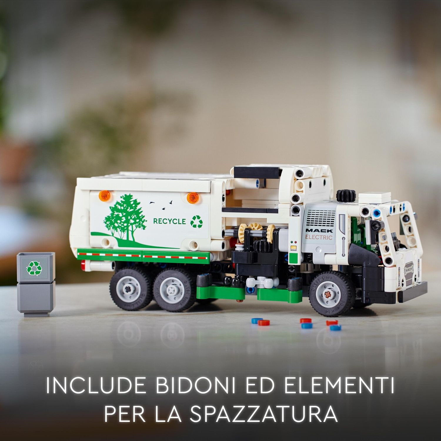 Lego Technic 42167 Camion Della Spazzatura Mack Lr Electric - LEGO