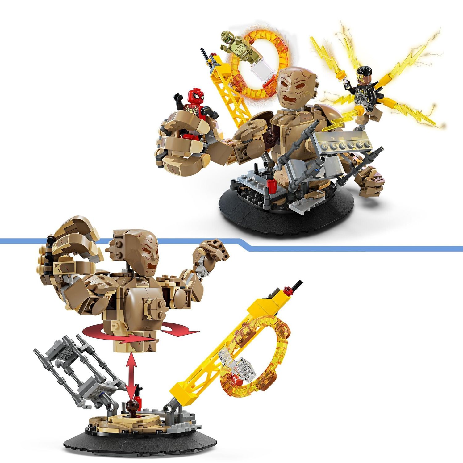 Lego Marvel 76280 Spider-Man Vs. Uomo Sabbia: Battaglia Finale Con Minifigure Dei Cattivi - LEGO