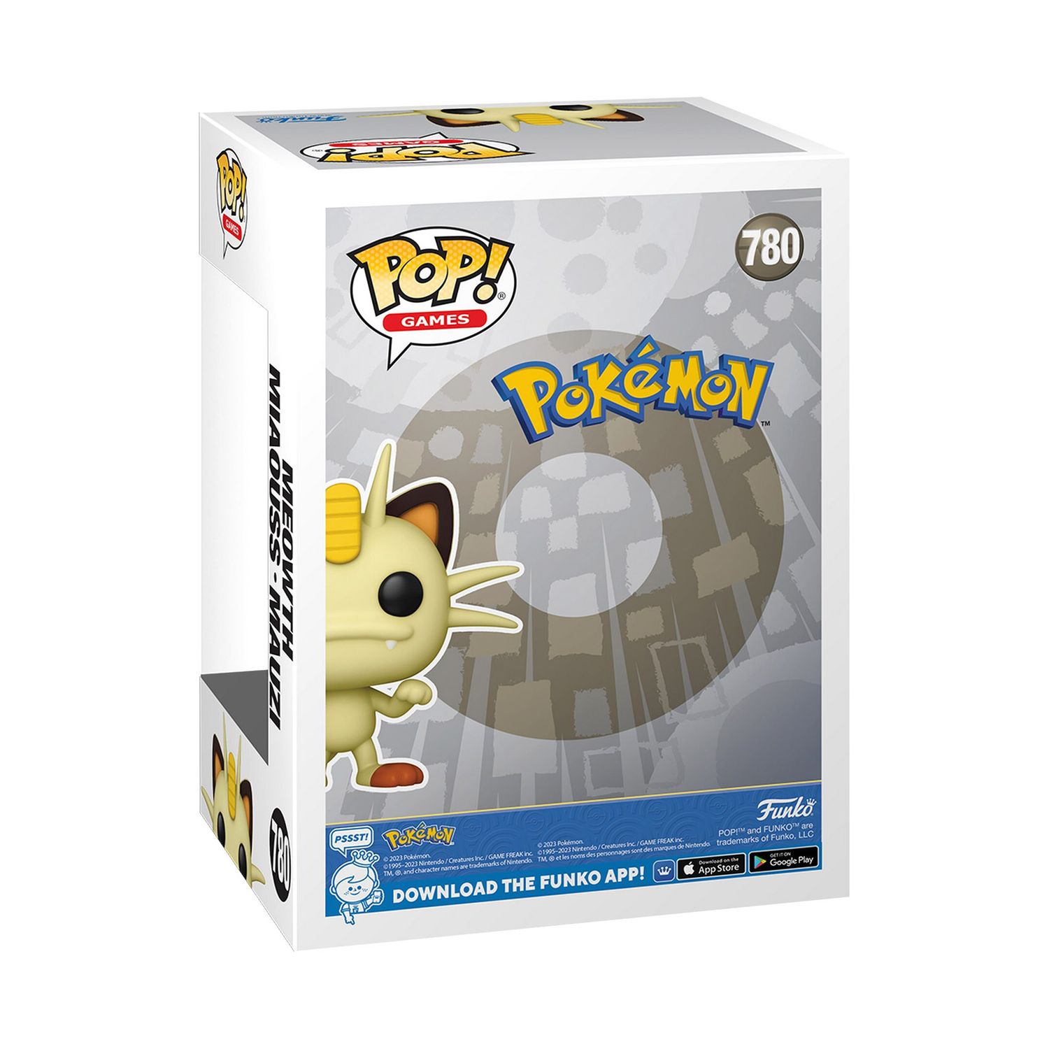 Funko POP! Meowth - Pokémon #780 - Funko, Pokémon
