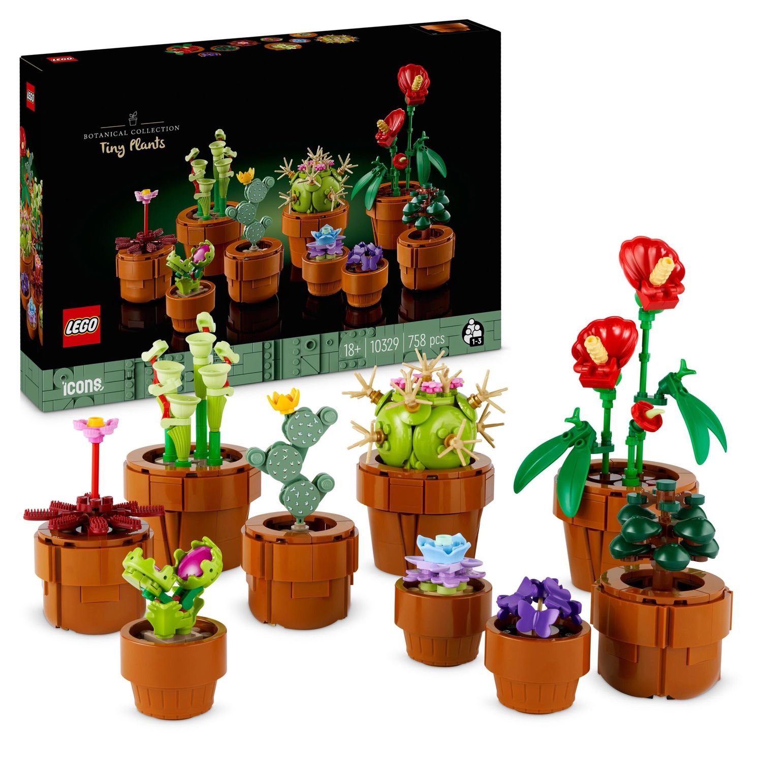 LEGO Icons 10329 Piantine, Botanical Collection - LEGO