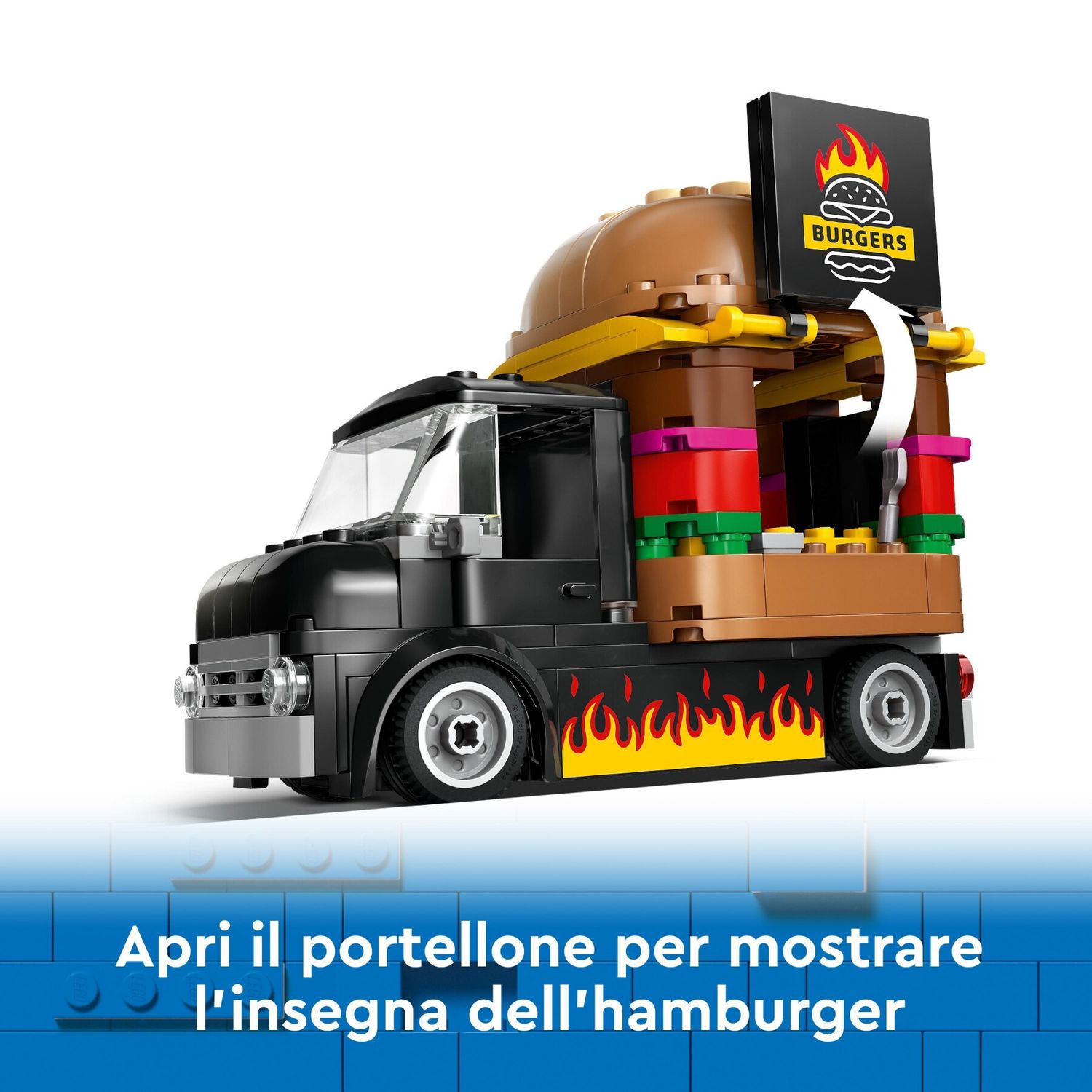 Lego City 60404 Furgone Degli Hamburger Giocattolo, - LEGO