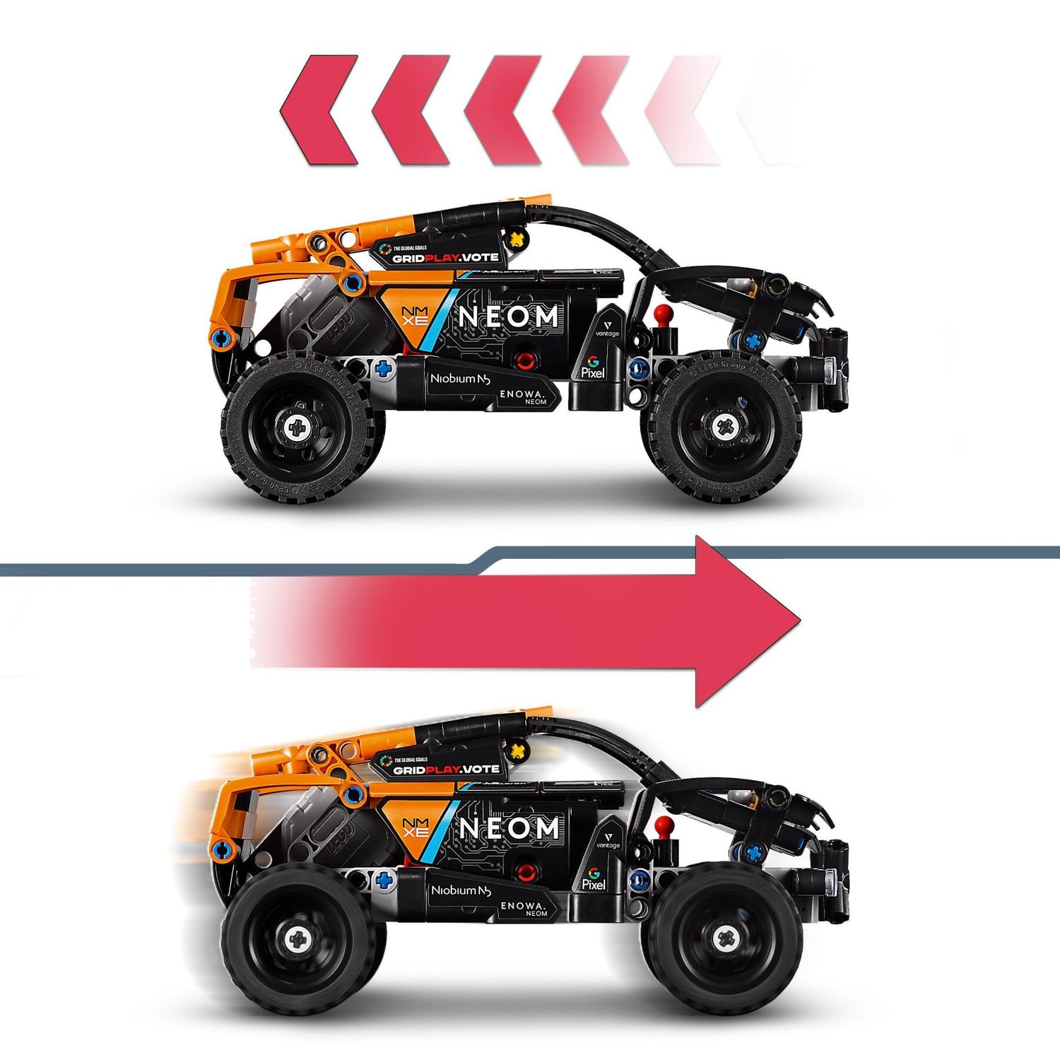 Lego Technic 42166 Neom Mclaren Extreme E Race Car - LEGO