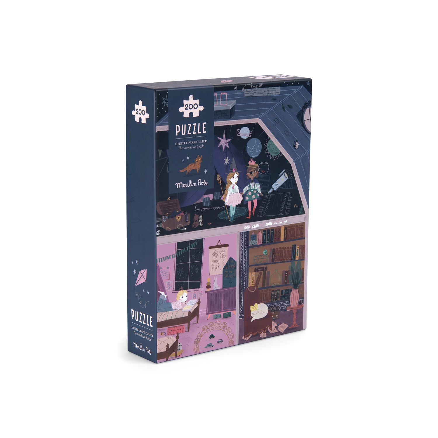 Puzzle della casa di città - 200 pezzi-  Les Parisiennes - Moulin Roty - Moulin Roty