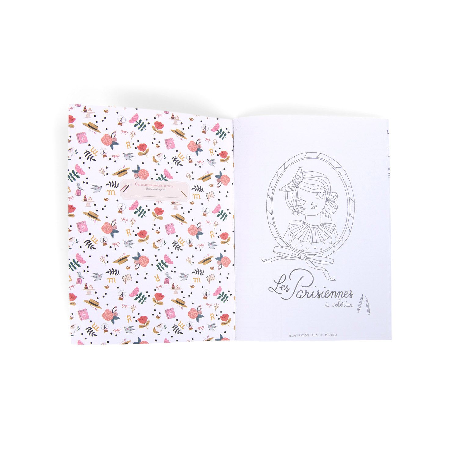 Libro da colorare Les Parisiennes  - Moulin Roty - Moulin Roty