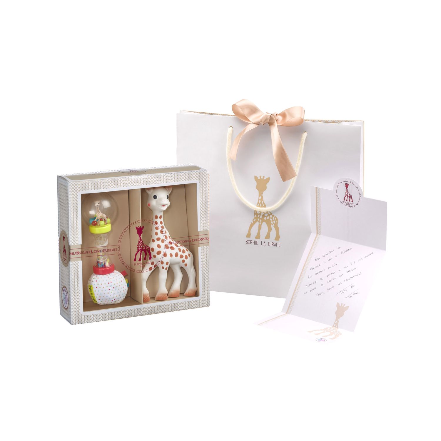 Set Regalo Nascita Sophie la Girafe e Soft Maracas - Sophie la Girafe - Sophie La Girafe