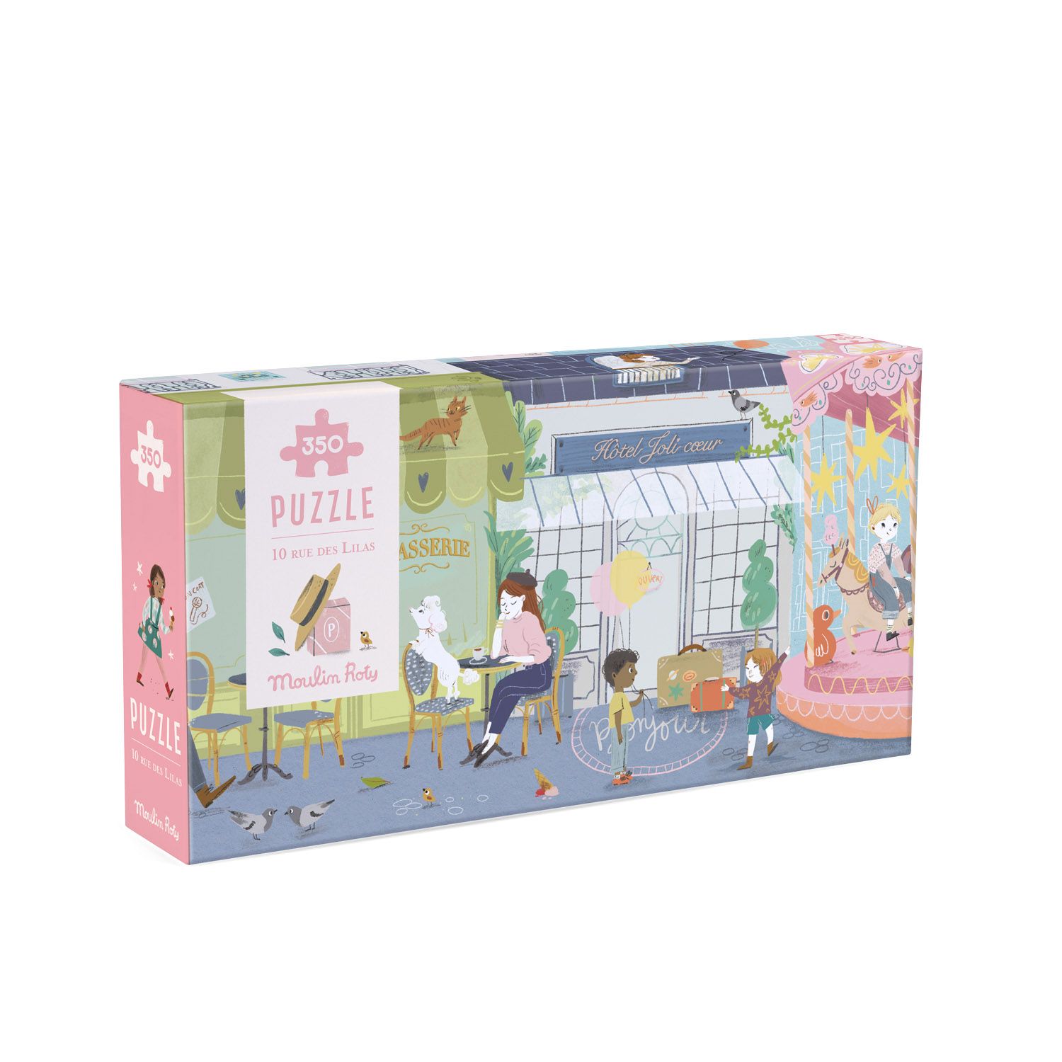 Puzzle 10 rue des Lilas - 350 pezzi -  Les Parisiennes - Moulin Roty - Moulin Roty