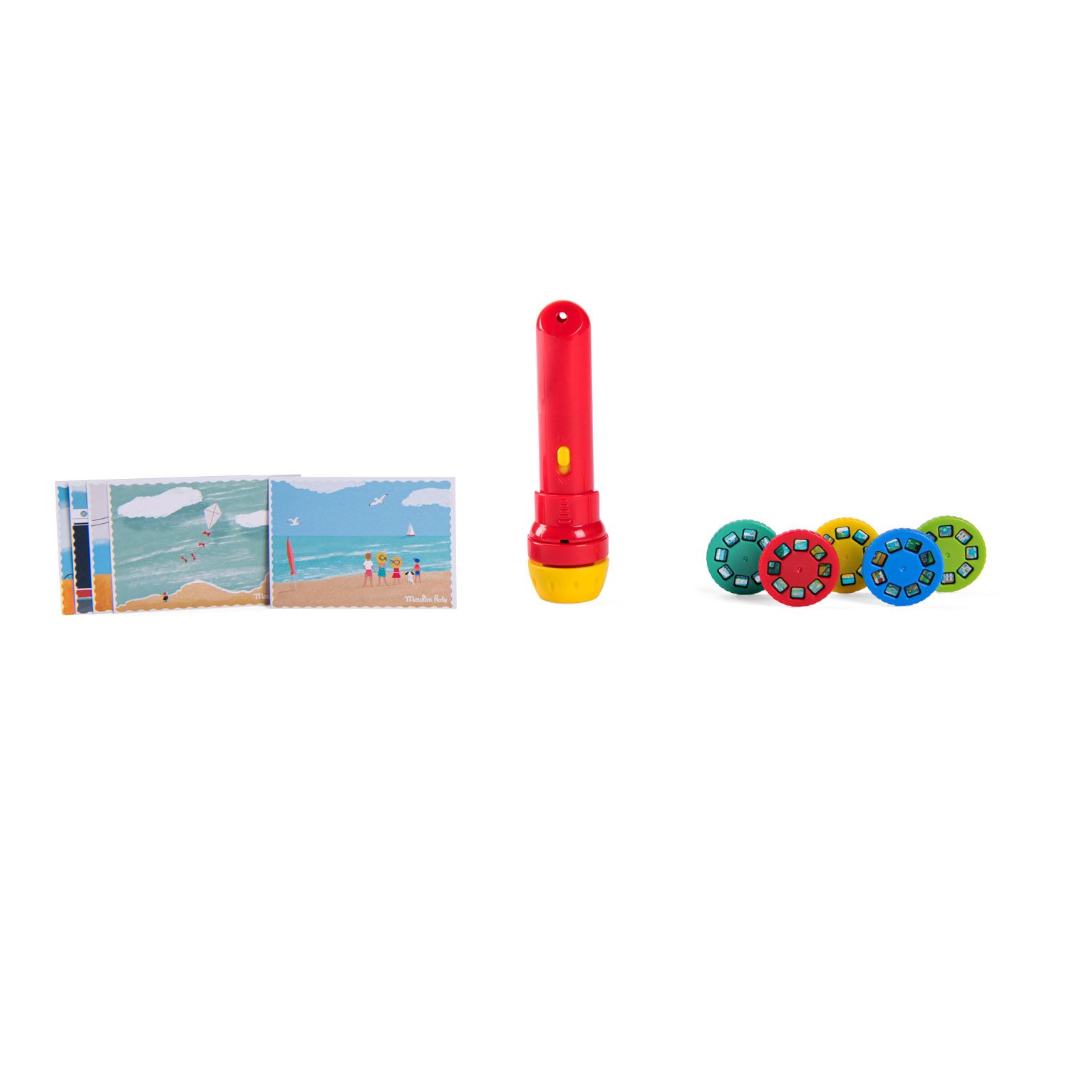 Confezione regalo Avventure  con Torcia Proiettore - Moulin Roty - Moulin Roty